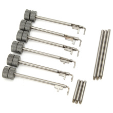 Factory price 6Pcs Improved Flag Pole with Pin Locksmith Lockpicks Tools Set